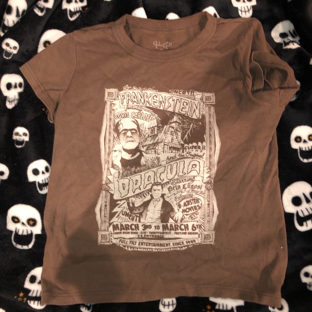 brandy melville dracula baby tee